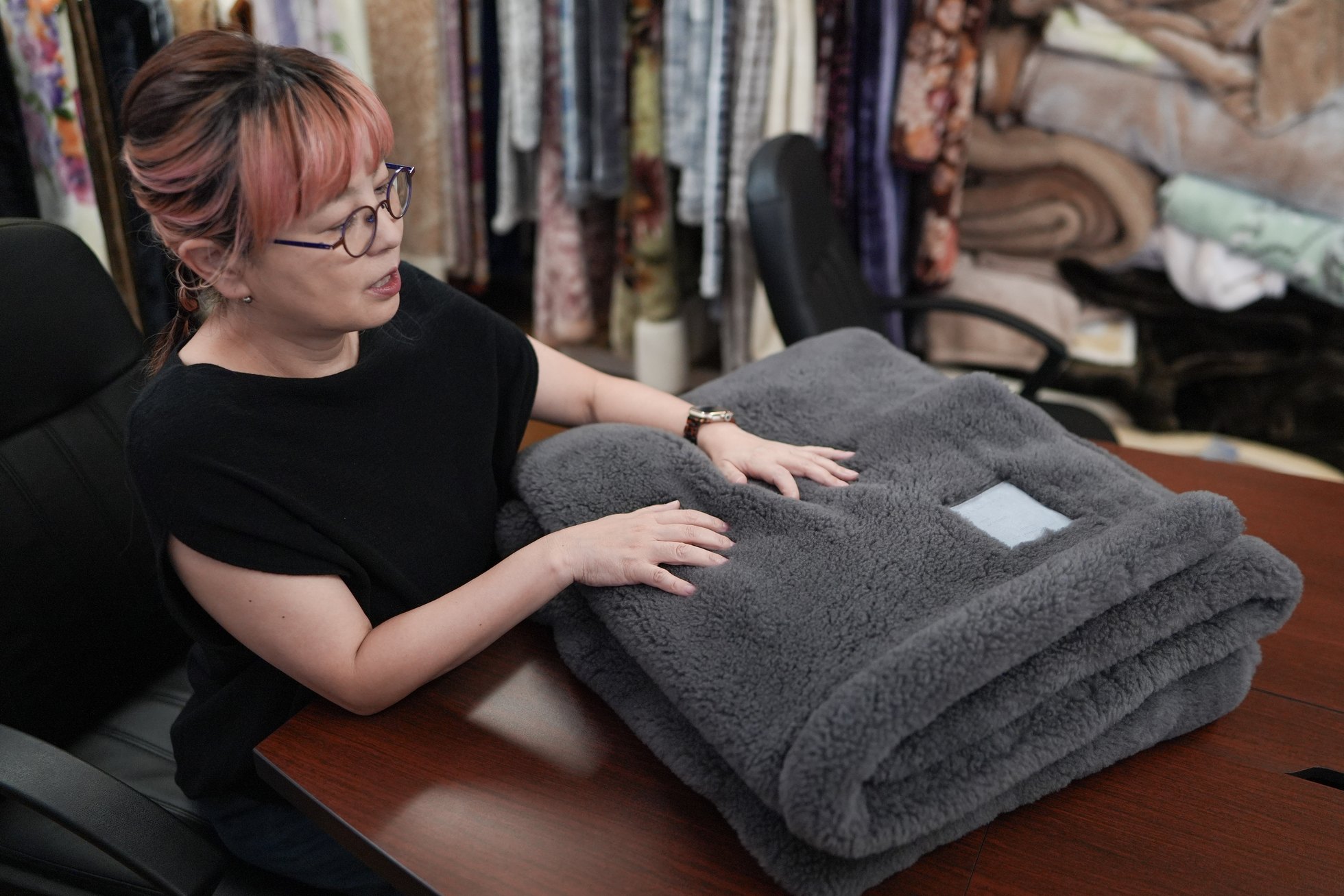 「ふわふわをぜひ、触っていただきたいです」と廣瀬さん