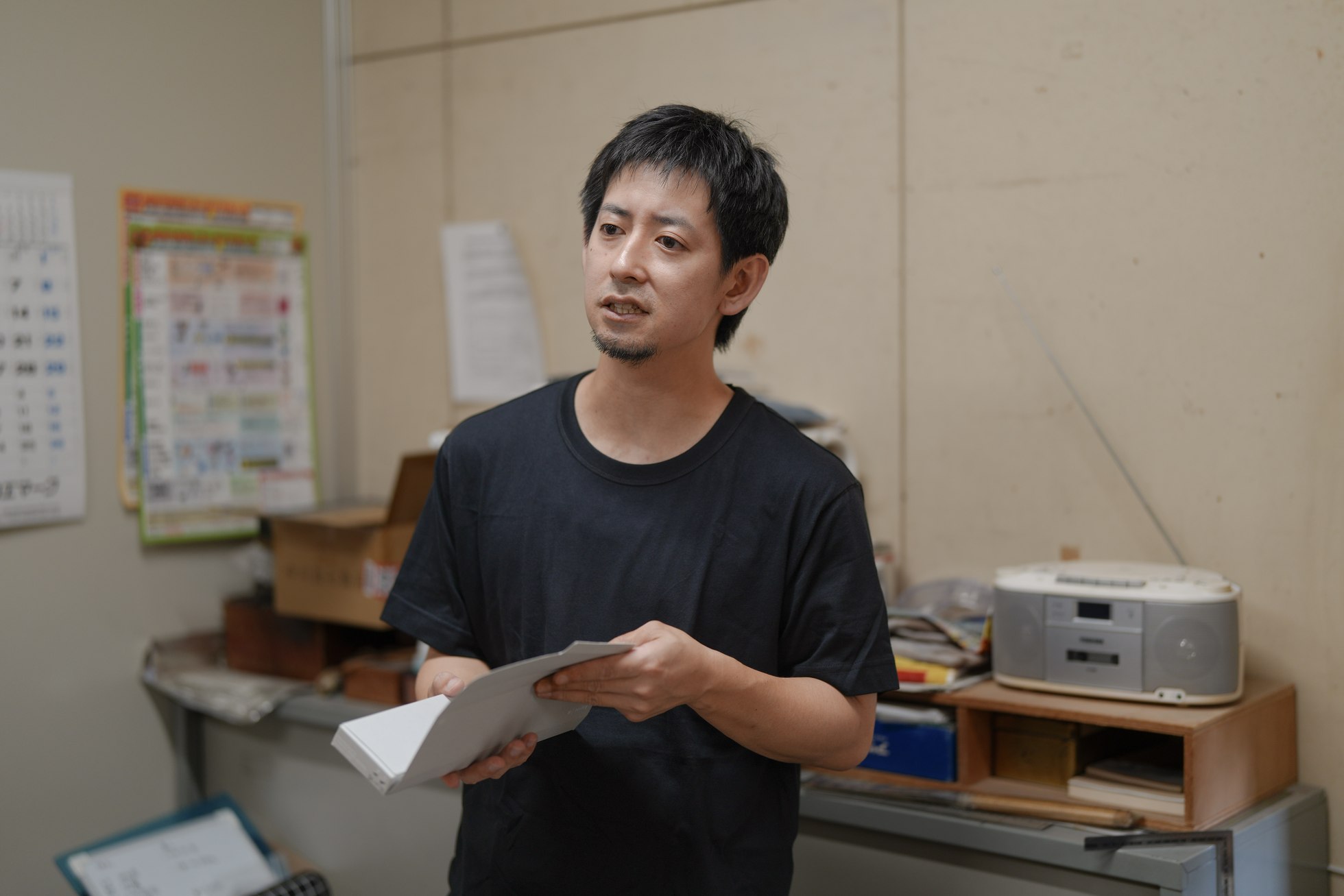 山田英夫商店の三代目・前澤峻さん